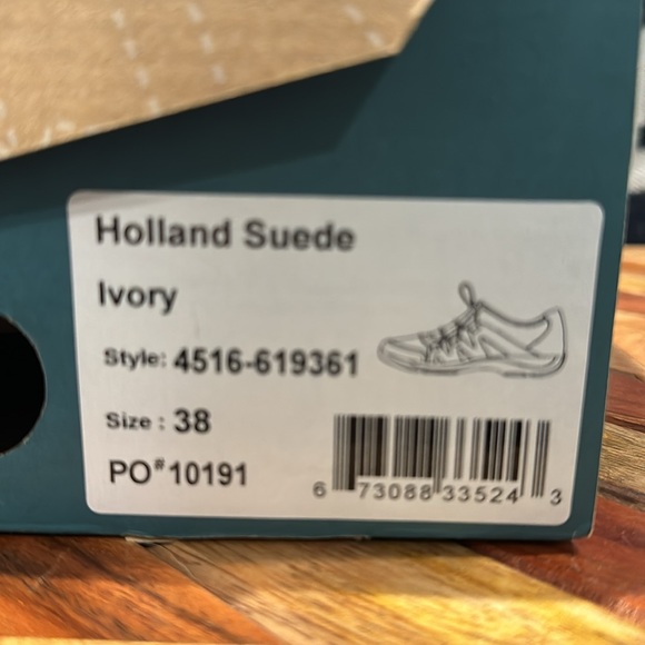 Dansko Holland Ivory Suede Mesh Bungee Slip On Sneakers Women Size 8 - Picture 7 of 7
